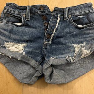 Free People Micro Denim Shorts